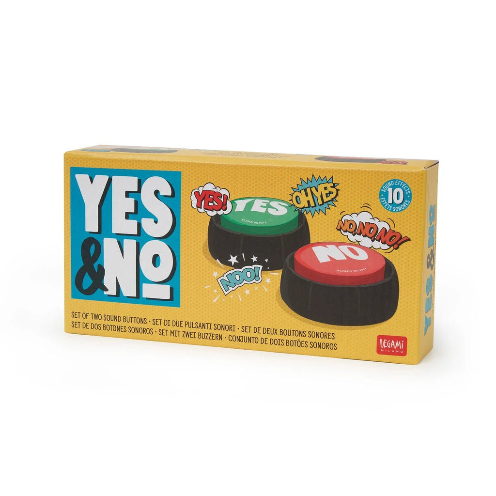 SET MIT ZWEI BUZZERN - YES & NO - Legami