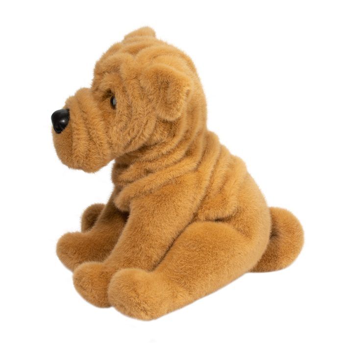 Shar Pei Stofftier Tater von Douglas DLux, mit Falten, 28 cm hoch