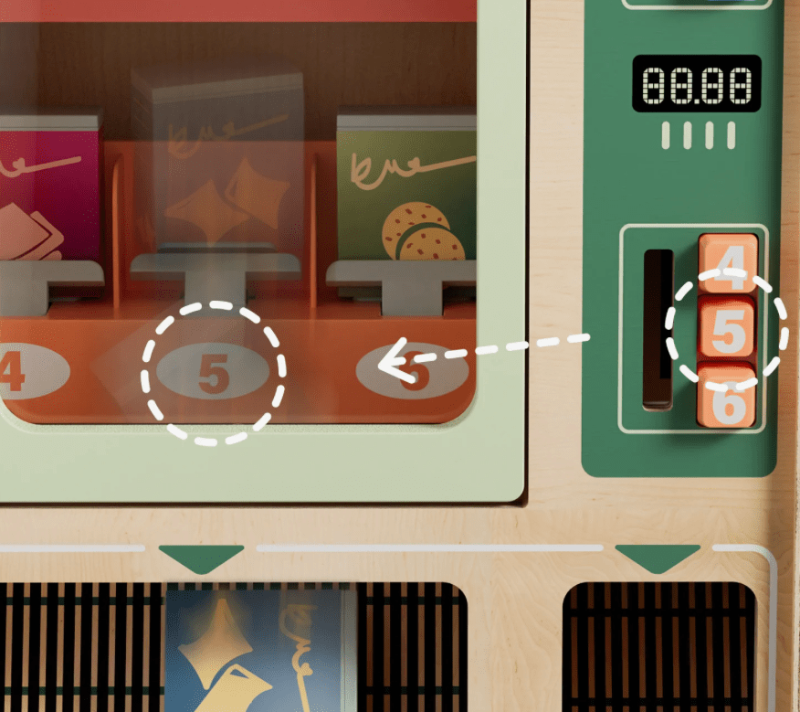 Rollenspiel Automat ohne Elektronik aus Holz & ABS
