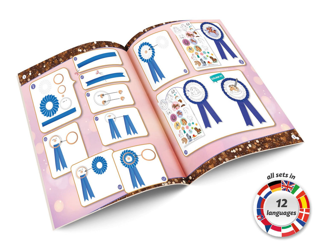 Urkundenvorlagen und Schleifenbänder im Set
