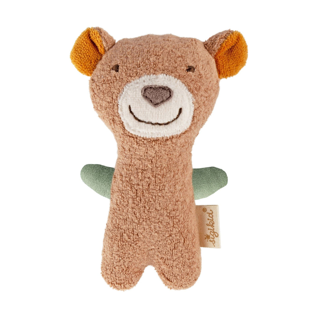 Babyrassel Bär Baumwolle sigikid Baby 0‑12 Monate
