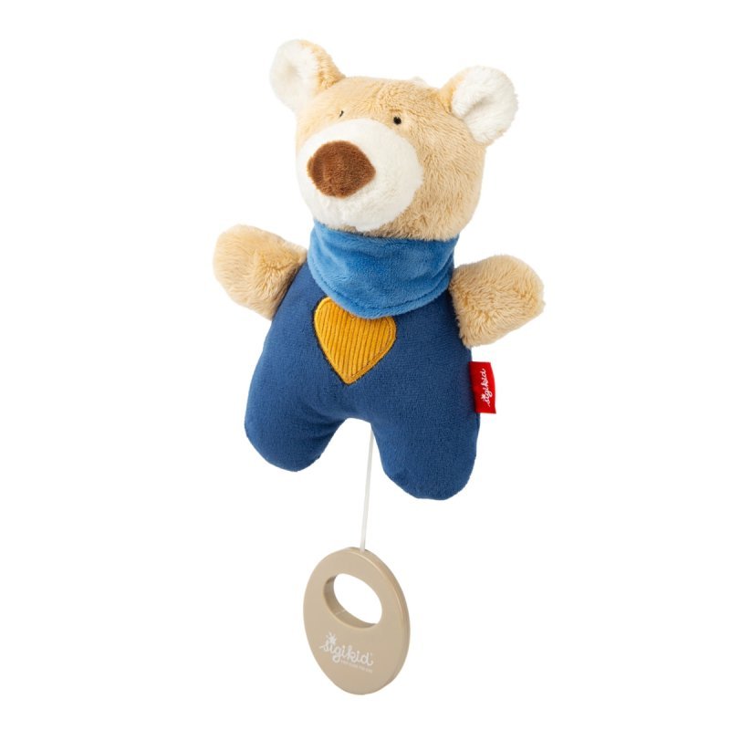 Sigikid Baby Teddy Bär Mini - Spieluhr blau - Sigikid