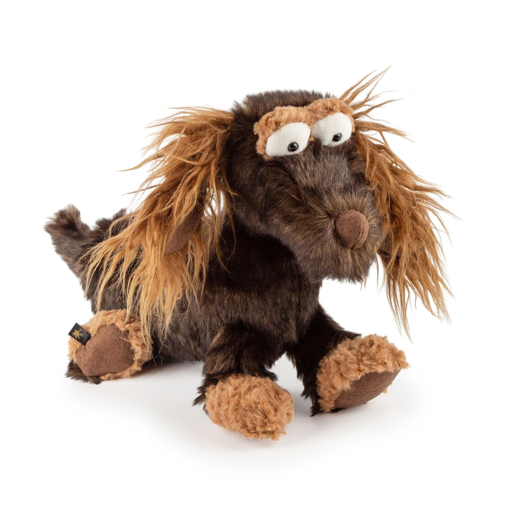 BeastsTown Dackel „Charming Herman“ – Kuscheltier 39 cm, Plüsch mit Granulat