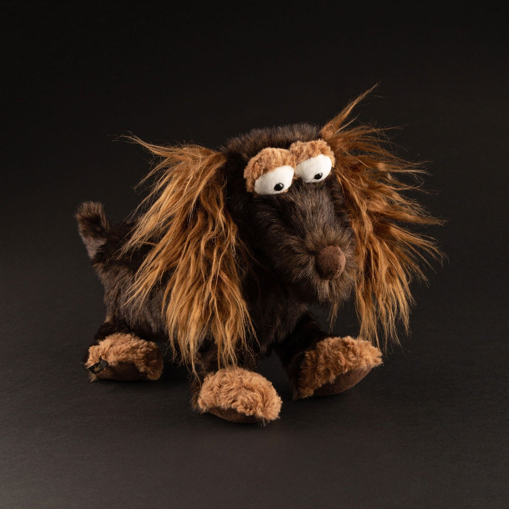 BeastsTown Dackel „Charming Herman“ – Kuscheltier 39 cm, Plüsch mit Granulat