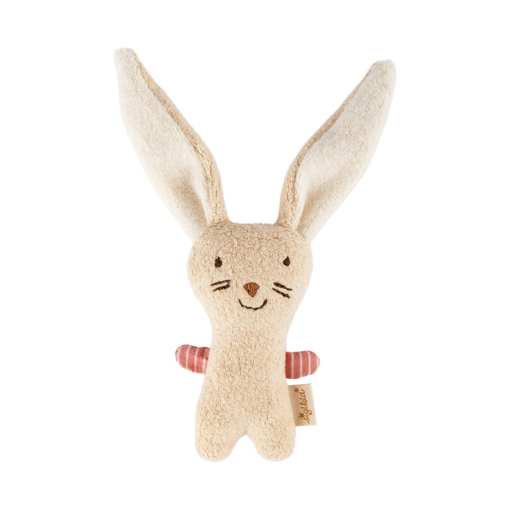 Sigikid Baby Rassel Hase aus Baumwolle – Greifling ab Geburt
