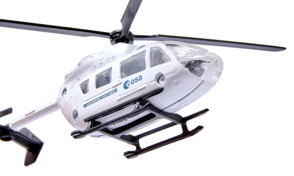 Metallmodell ESA Hubschrauber mit drehbaren Rotoren
