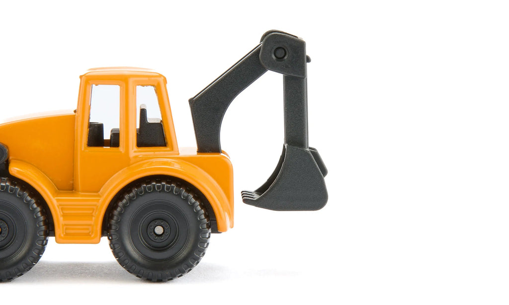 MAN Tieflader mit Baggerlader von SIKU
