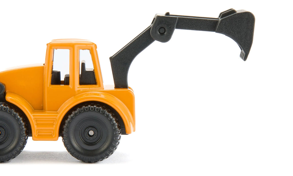 SIKU MAN Lkw mit abladbarem Baggerlader
