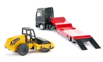 MAN Lkw mit Straßenwalze 174x35x49 mm von SIKU
