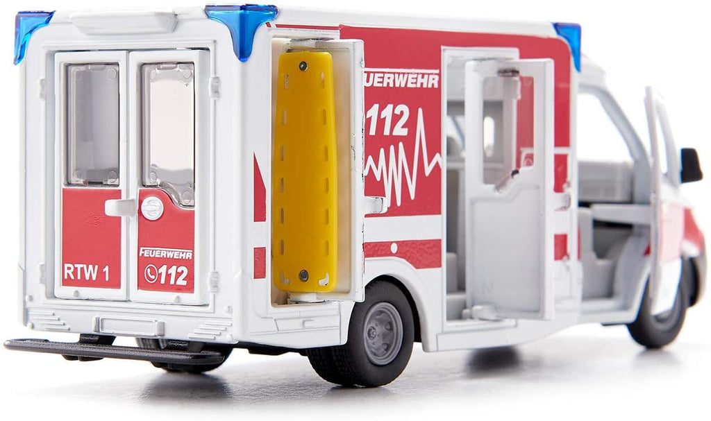 SIKU Super - Mercedes - Benz Sprinter Miesen Typ C Rettungswagen - Siku