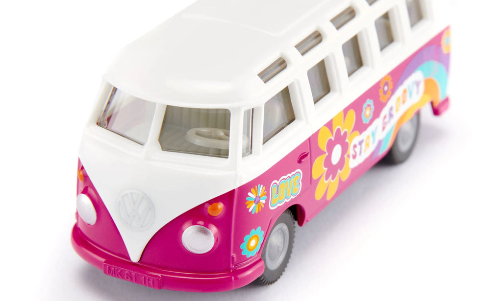 VW T1 Samba Hippie Bus Flower Power SIKU Modell