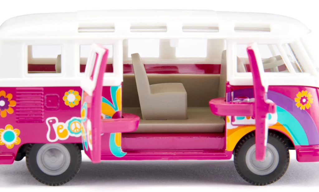 SIKU VW T1 Samba Hippie Bus Modell Metall Kunststoff