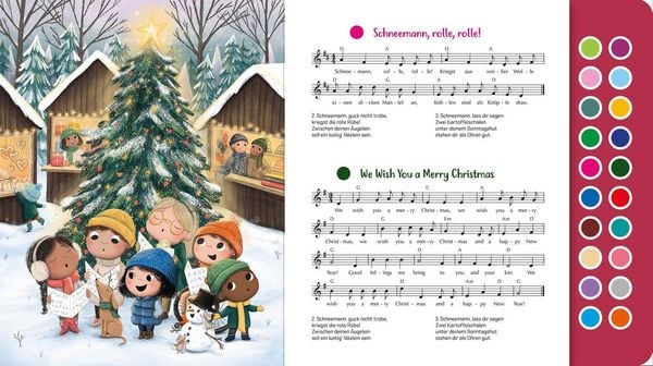 Sing mit Weihnachten – interaktives Liederbuch für Kleinkinder
