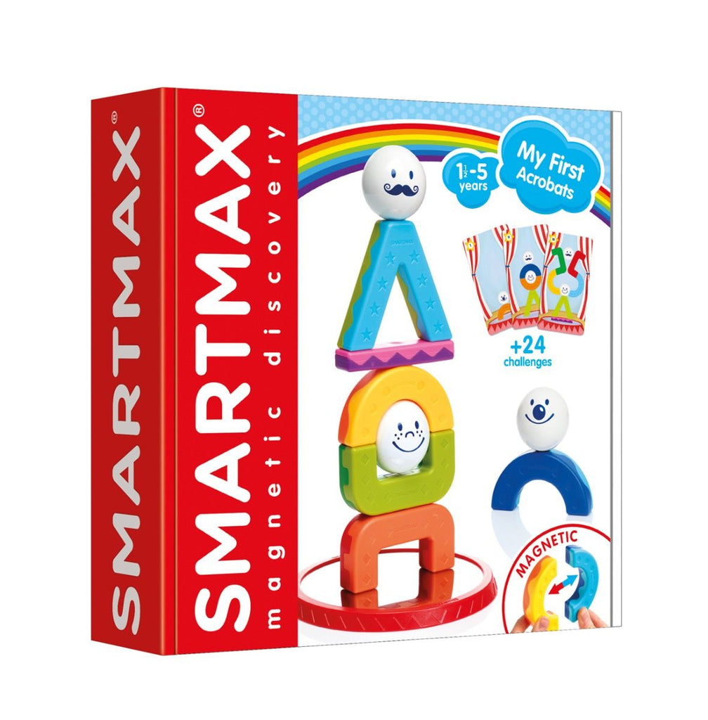 My First Acrobats magnetisches Bauspiel Kinder 6 Formen 24 Aufgaben
