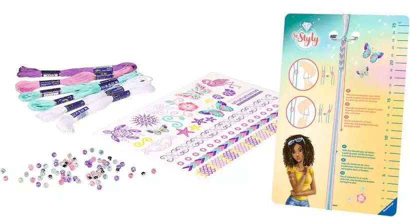 Kinder Bastelset mit 50 Tattoos und 200 Perlen von Ravensburger