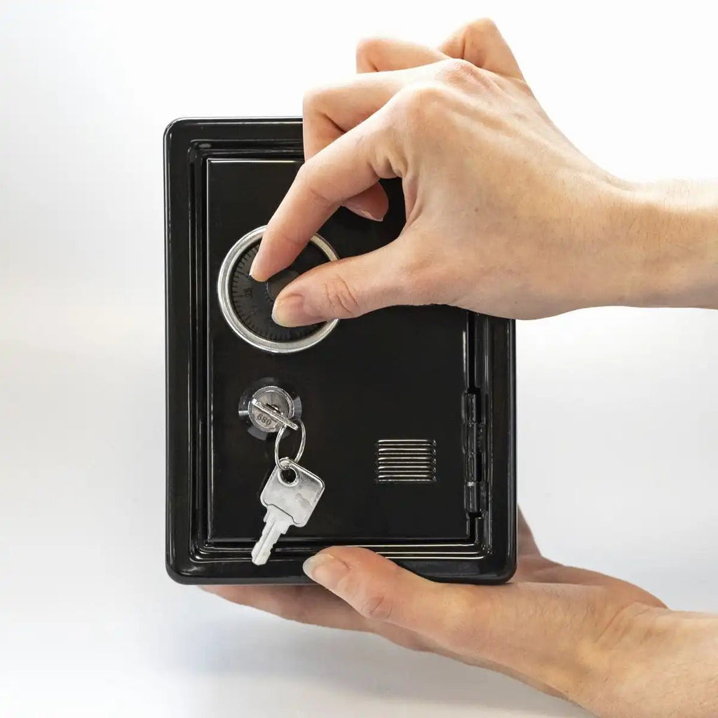 Sparbox Metall blau Idena Geschenkidee ab 3 Jahren