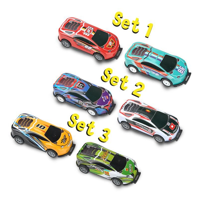 Zwei Speed Stunt Cars mit Rückzug Antrieb für schnelle Action und Backflip Stunts, kompakte Größe ideal für Kinder Rennen
