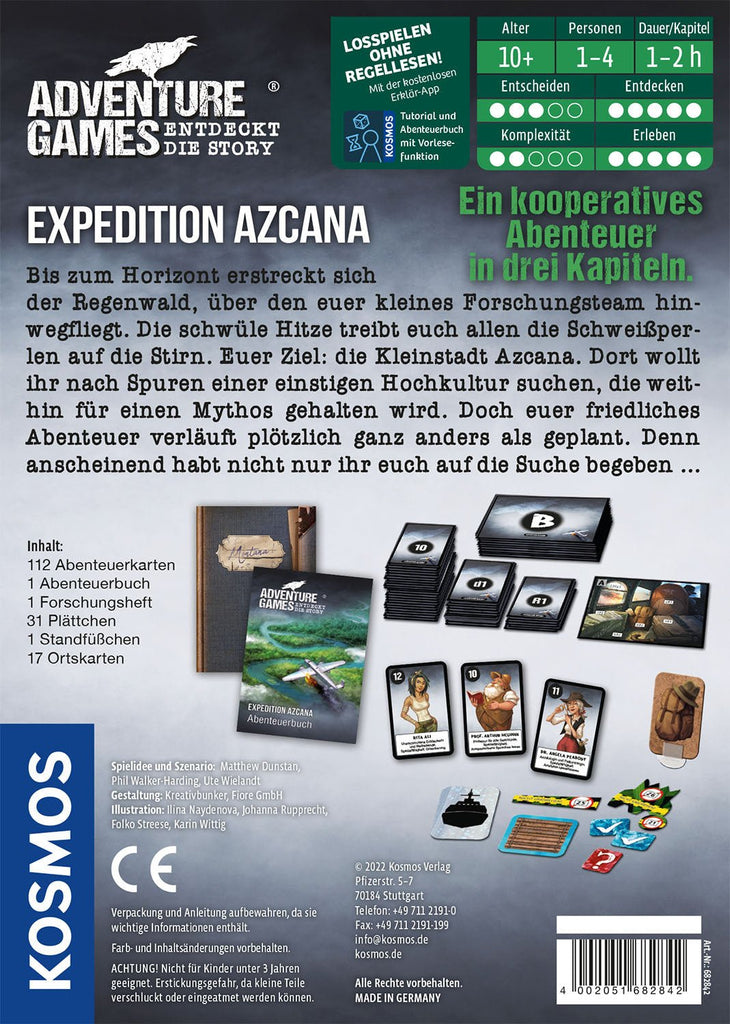 Spiel - Adventure Games: Expedition Azcana - Kosmos