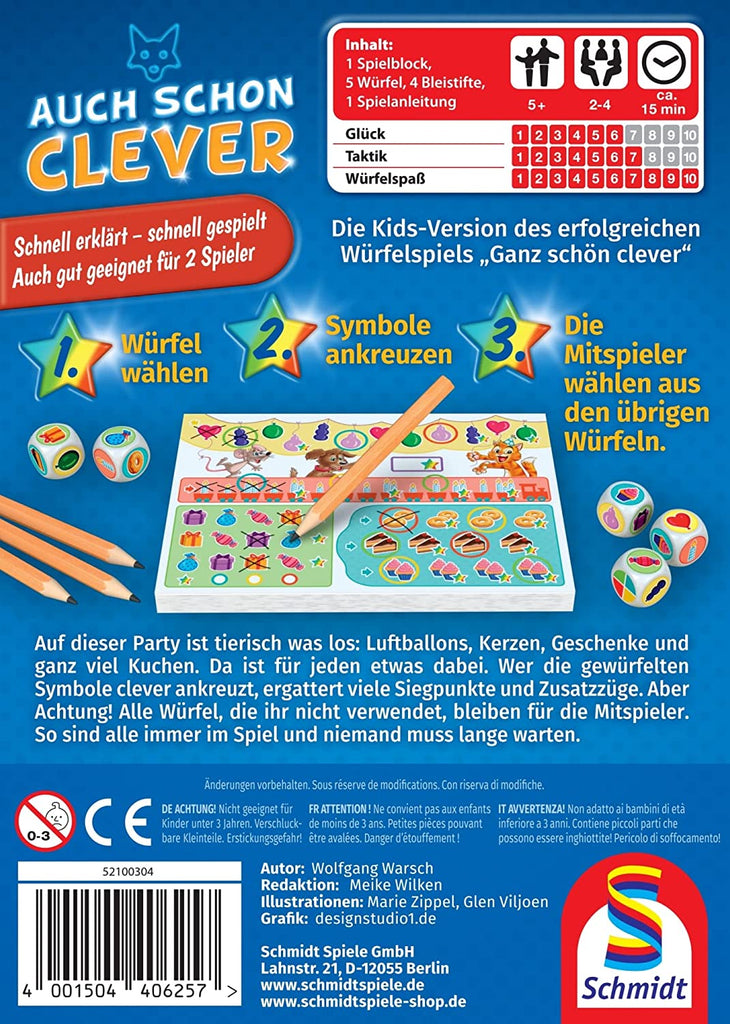 Spiel - Auch schon Clever - Schmidt Spiele