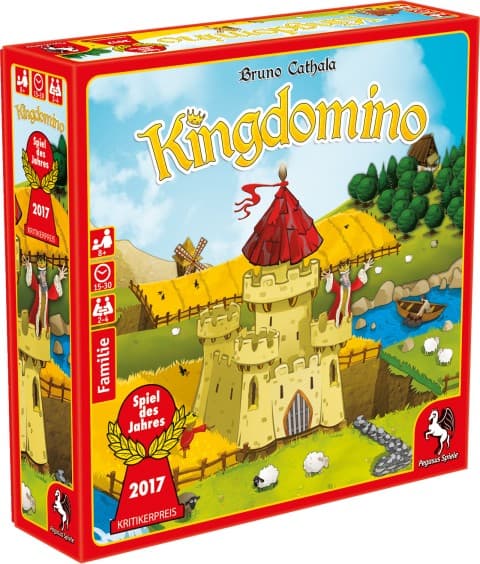 Spiel des Jahres 2017 - Kingdomino - Pegasus Spiele