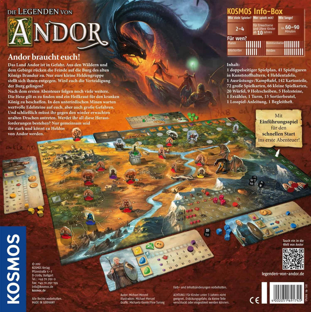 Spiel - Die Legenden von Andor - Kosmos