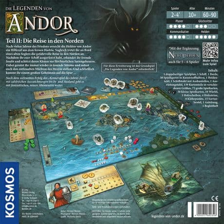 Spiel - Die Legenden von Andor Teil II / Die Reise in den Norden Erweiterung - Kosmos