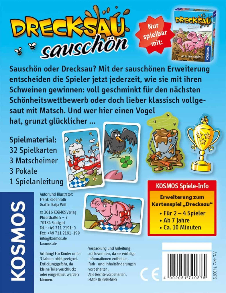 Spiel - Drecksau sauschön, Erweiterung - Kosmos