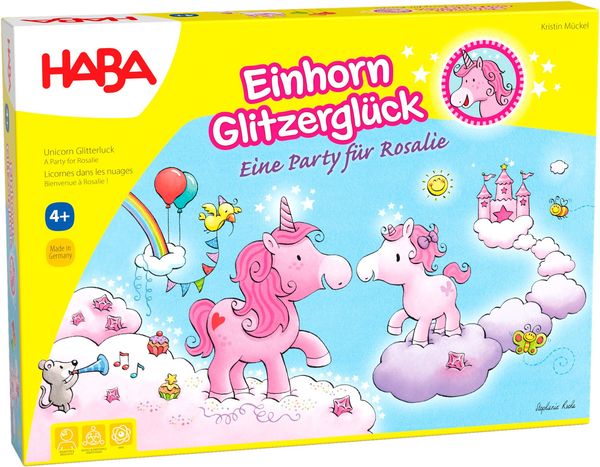 Spiel - Einhorn Glitzerglück Eine Party für Rosalie - Haba