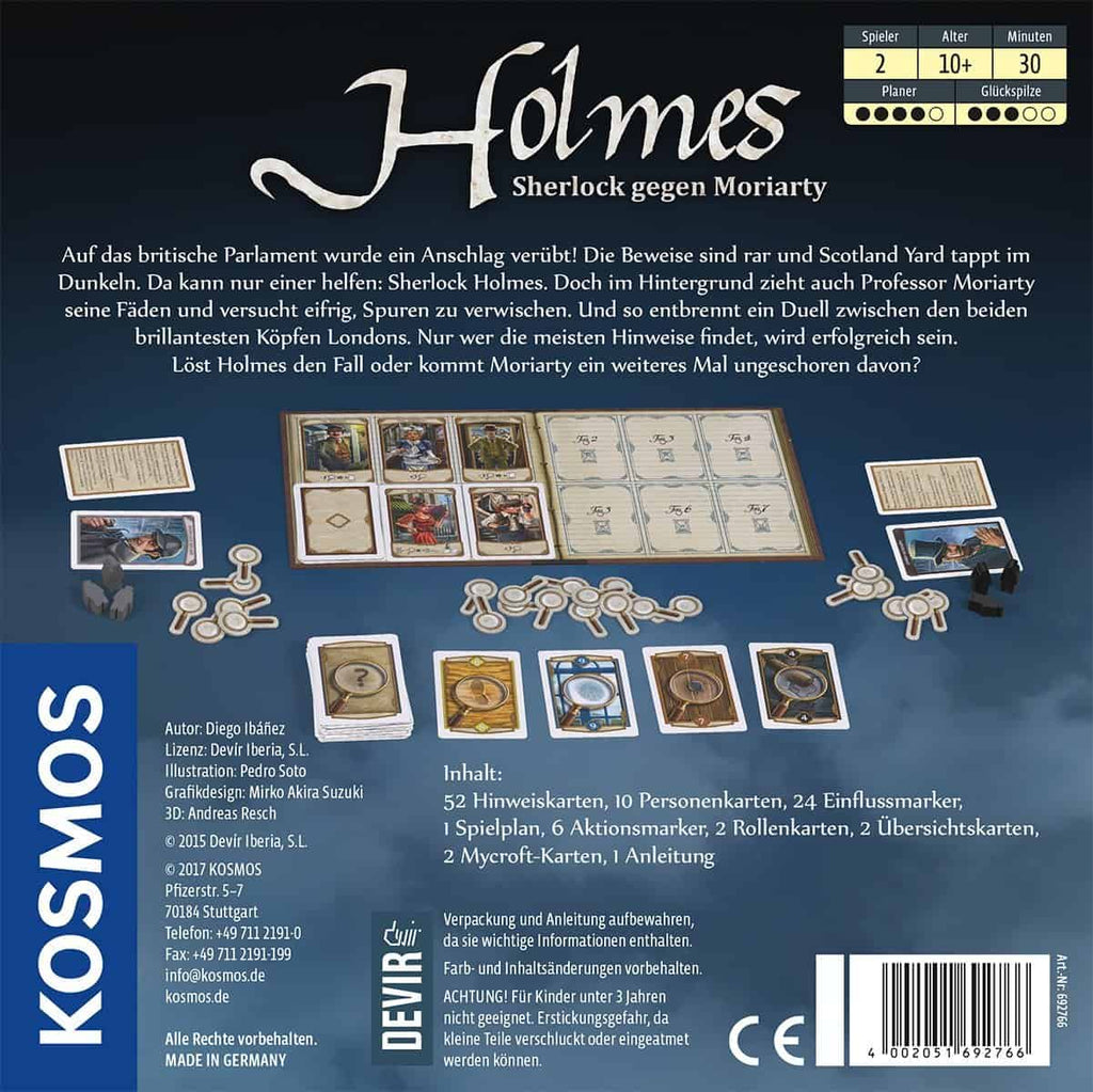 Spiel - Holmes (Spiel für zwei) - Kosmos