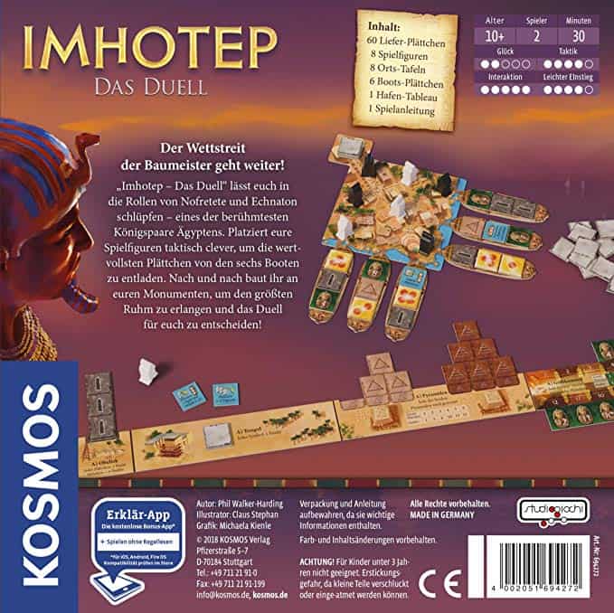 Spiel - Imhotep - Kosmos