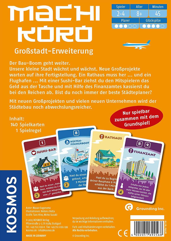 Spiel - Machi Koro Großstadt Erweiterung - Kosmos