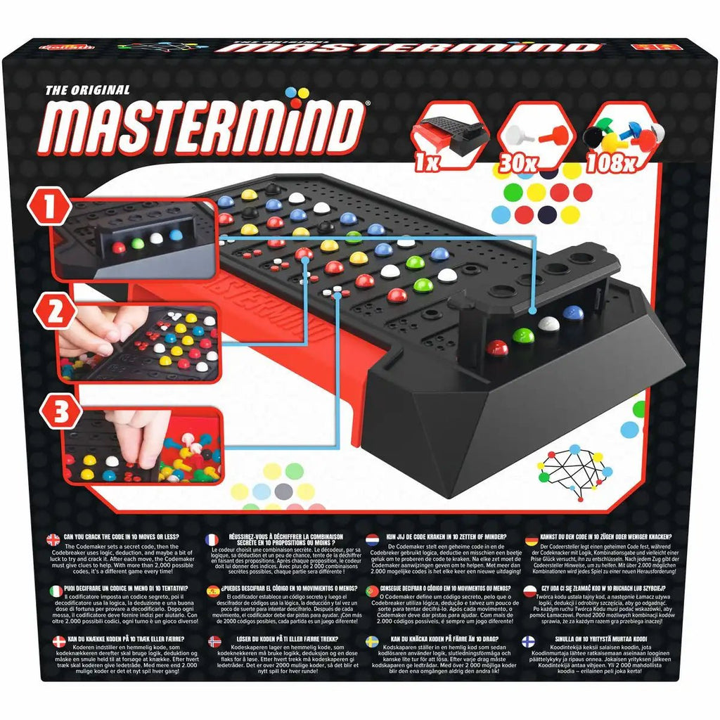 Spiel Mastermind Brettansicht mit Spielfeldern
