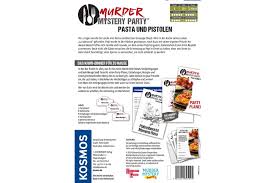 Spiel - Murder Mystery Party Pasta & Pistolen       - Kosmos