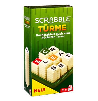 Spiel - Scrabble Türme          - Mattel