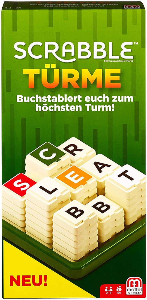 Spiel - Scrabble Türme          - Mattel