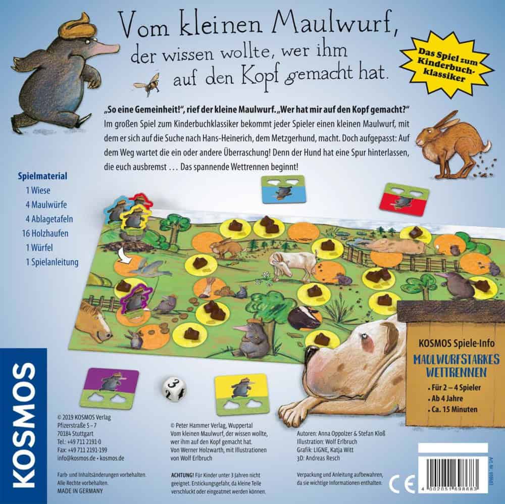 Spiel - Vom kleinen Maulwurf der wissen wollte  - Kosmos