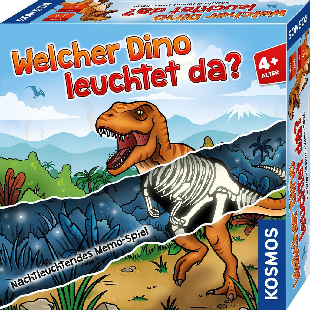 Spiel - Welcher Dino leuchtet da? - Kosmos