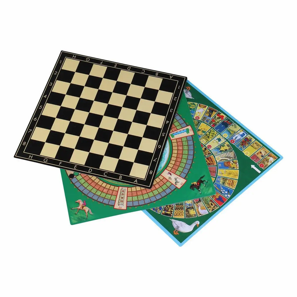 Idena Spielesammlung Klassiker wie Mühle Dame ab 6 Jahr