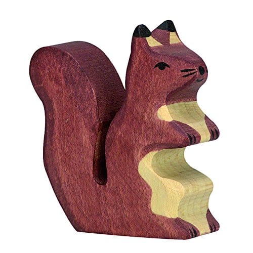 Spielfigur - Eichhörnchen braun - Holztiger