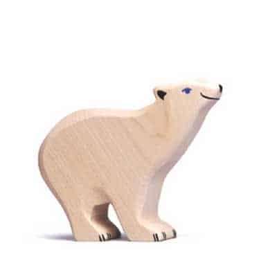 Spielfigur - Eisbär - Holztiger