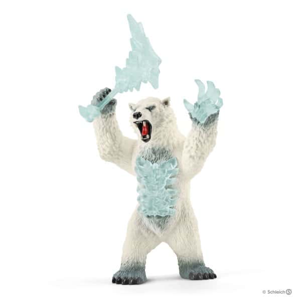 Spielfigur Eldrador - Blizzard Bär mit Waffe - Schleich