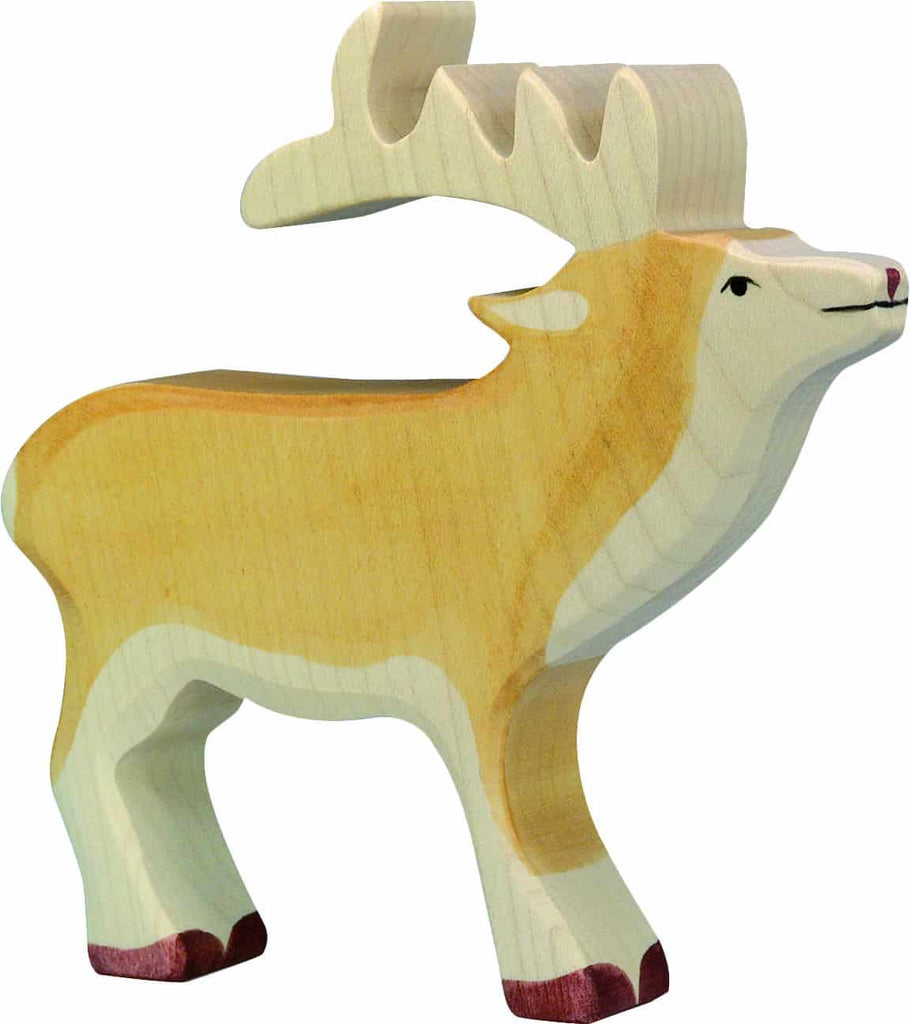 Spielfigur - Hirsch - Holztiger