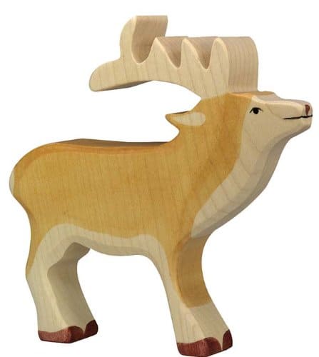 Spielfigur - Hirsch - Holztiger