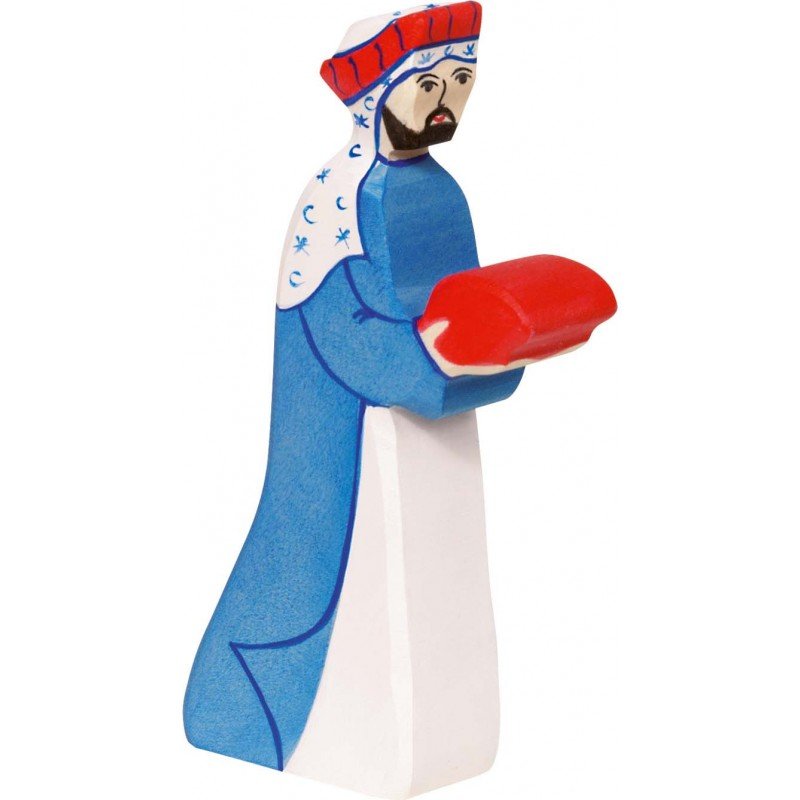 Spielfigur - Krippenfigur - Melchior 2 - Holztiger