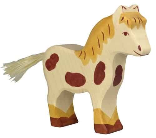 Spielfigur - Pony - Holztiger