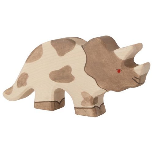Spielfigur - Triceratops - Holztiger