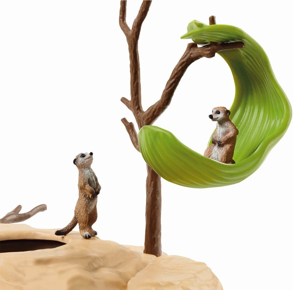 Spielfigur - Wild Life - Erdmännchen Hügel - Schleich