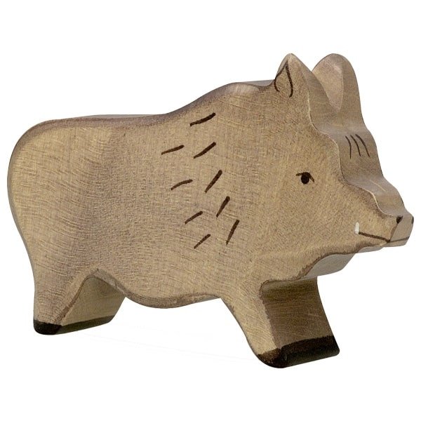 Spielfigur - Wildschwein Eber - Holztiger