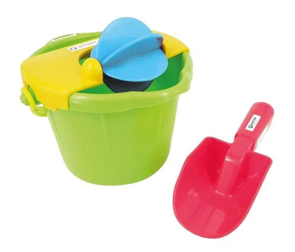 Spielstabil - Eimer - Mühle Set grün - 3 teilig Sandspielzeug Spielstabil