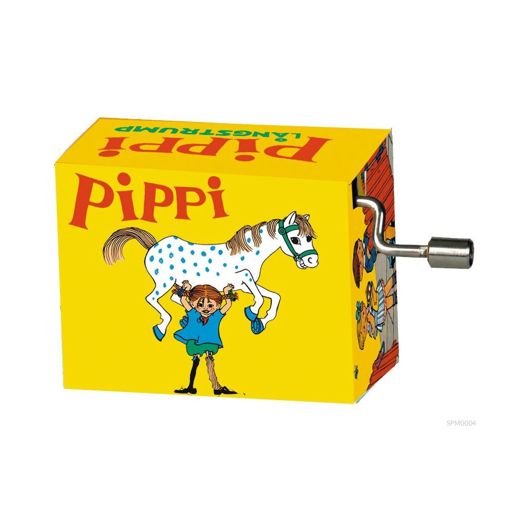 Spieluhr Handkurbel - Pippi Langstrumpf - Fridolin